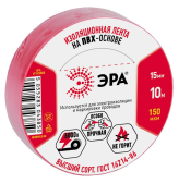Изолента ПВХ 15мм*10м красная (10/500/16000) - артикул C0036556