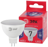 Лампа светодиодная LED 7 Вт 560Лм 6500К софит холодный GU5.3 220-240В LED MR16-7W-865-GU5.3 Red Line - артикул Б0045351