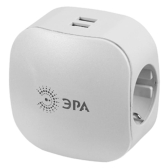 Тройник 3 гнезда 220V + 2xUSB 2000mA, c заземл, со шт белый 6/36/864 SP-3e-USB-2A - ЭРА (Энергия света), артикул Б0015243