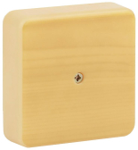 Коробка распаячная 75х75х20 (без клеммы) сосна IP40 (100/3000) - артикул Б0031179