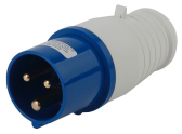 Вилка переносная 013 2Р+РЕ 16А 220В IP44 (10/120/2880) V-16-2P-PE-IP44 - ЭРА (Энергия света), артикул Б0032849