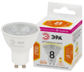 Лампа светодиодная с линзой LED 8 Вт 650Лм 2700К софит теплый GU10 170-265В LED Lense MR16-8W-827-GU10 Standart - артикул Б0054941