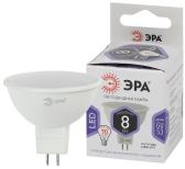 Лампа светодиодная LED 8 Вт 640Лм 6000К софит холодный GU5.3 170-265В LED MR16-8W-860-GU5.3 Standart - артикул Б0049071