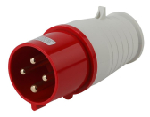 Вилка переносная 024 3Р+РЕ 32А 380В IP44 (10/60/1440) V-32-3P-PE-IP44 - ЭРА (Энергия света), артикул Б0032853