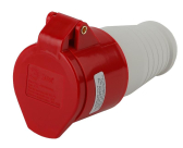 Розетка переносная 214 3Р+РЕ 16А 380В IP44 (10/120/2160) R-16-3P-PE-IP44 - ЭРА (Энергия света), артикул Б0032862