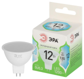 Лампа светодиодная LED 12 Вт 1200Лм 4000К MR16-12W-840-GU5.3 GU5.3 софит яркий белый свет Green Line - артикул Б0066989