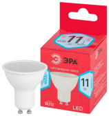 Лампа светодиодная LED 11 Вт 880Лм 4000К софит нейтральный GU10 220-240В LED MR16-11W-840-GU10 Red Line - ЭРА (Энергия света), артикул Б0050693