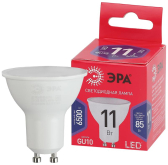 Лампа светодиодная LED 11 Вт 880Лм 6500К софит холодный GU10 220-240В LED MR16-11W-865-GU10 Red Line - артикул Б0045346