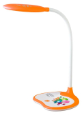NLED-433-6W-OR Светильники настольные ЭРА NLED-433-6W-OR оранжевый ФИКСИКИ наст.светильник (Б0028463) - артикул Б0028463