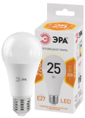 Лампа светодиодная LED 25 Вт 2000Лм 2700К груша теплый E27 170-265В LED A65-25W-827-E27 Standart - ЭРА (Энергия света), артикул Б0035334