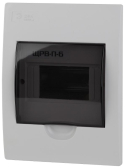 Бокс ЩРВ-П-6 модулей встр.пластик IP41 SIMPLE - артикул Б0041510
