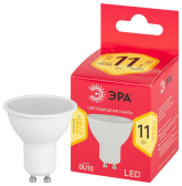 Лампа светодиодная LED 11 Вт 880Лм 2700К софит теплый GU10 220-240В LED MR16-11W-827-GU10 Red Line - артикул Б0056065
