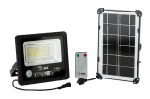 Прожектор светодиодный уличный на солнечных батареях 50W, 360 Лм, 5000K, с датчиком движения, ПДУ, IP65 - ЭРА (Энергия света), артикул Б0049546