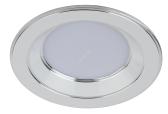 KL LED 15-5 WH/CH Точечные светильники ЭРА светодиодный круглый ‘‘серебряная окантовка‘‘ 5W 4000K, белый/серебро d80‘‘ (Б0028281) - артикул Б0028281