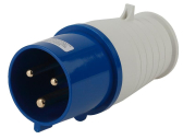Вилка переносная 023 2Р+РЕ 32А 220В IP44 (10/120/1440) V-32-2P-PE-IP44 - ЭРА (Энергия света), артикул Б0032852