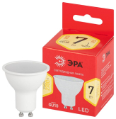 Лампа светодиодная LED 7 Вт 560Лм 2700К софит теплый GU10 220-240В LED MR16-7W-827-GU10 Red Line - артикул Б0050198