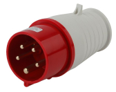 Вилка переносная 015 3Р+РЕ+N 16А 380В IP44 (10/60/1440) V-16-3P-PE-N-IP44 - ЭРА (Энергия света), артикул Б0032851
