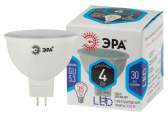 Лампа светодиодная LED 4 Вт 320Лм 4000К софит нейтральный GU5.3 170-265В LED MR16-4W-840-GU5.3 Standart - артикул Б0017747