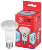 Лампа светодиодная LED 8 Вт 640Лм 4000К рефлектор нейтральный E27 220-240В LED R63-8W-840-E27 Red Line - ЭРА (Энергия света), артикул Б0052379