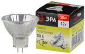 Лампа накаливания галогенная GU4-MR11-35W-12V-30CL(галоген, софит, 35Вт, нейтр, GU4) (10/200/14400) - ЭРА (Энергия света), артикул C0027362