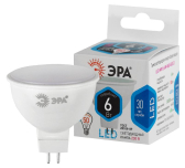 Лампа светодиодная LED 6Вт MR16 4000К GU5.3 нейтральный софит (Б0020545) - артикул Б0020545