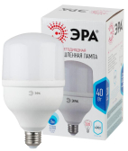 Лампа светодиодная LED 40 Вт 3200Лм 4000К T120 нейтральный E27 170-265В LED POWER T120-40W-4000-E27 - ЭРА (Энергия света), артикул Б0027005