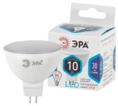 Лампа светодиодная LED 10 Вт 800Лм 4000К софит нейтральный GU5.3 170-265В LED MR16-10W-840-GU5.3 Standart - артикул Б0032996