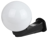 Светильник настенный НБУ 01-60-201 шар опаловый IP44 Е27 max60Вт d200mm с настенным крепежом - ЭРА (Энергия света), артикул Б0048074