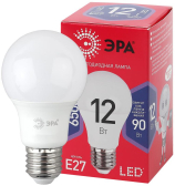 Лампа светодиодная LED 12 Вт 960Лм 6500К груша холодный E27 220-240В LED A60-12W-865-E27 Red Line - ЭРА (Энергия света), артикул Б0045325