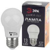 Лампа светодиодная декоративная LED 3 Вт 135Лм 3000К груша белый, белт-лайт E27 220-240В ERAW50-E27 - ЭРА (Энергия света), артикул Б0049582