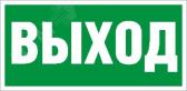 Пиктограмма ПЭУ 010 Выход 280х162 РС-I - артикул 2502001050