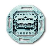 Механизм розетки телекоммуникационной  2х8 RJ11/12 RJ45 категория 3 (215) - артикул 215