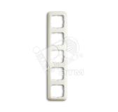 DURO Pамка 5 постов бежевая (2515-212-507) - ABB, артикул 2515-212-507