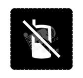 Пиктограмма информационная iceLight для 2068/1х Использование сотовых телефонов запрещено (1799-0-0933) - артикул 1799-0-0933