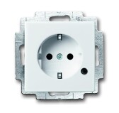 Розетка SCHUKO 16А 250В c шторками, c индикацией LED, Future/Axcent/Carat/Династия, альп. белый | 2CKA002013A5286 | ABB - артикул 2CKA002013A5286