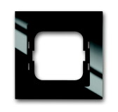 Рамка 1-постовая, для монтажа заподлицо, серия axcent, цвет черный | 1753-0-4126 | 2CKA001753A4126 | ABB - артикул 2CKA001753A4126