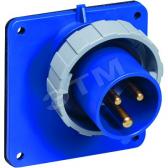 Вилка панельная прямая 32A, 2P+E, IP67 - ABB, артикул 2CMA166630R1000
