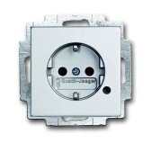 Розетка SCHUKO 16А 250В c шторками, c индикацией LED, Future/Axcent/Carat/Династия, серебр. алюм. | 2CKA002013A5285 | ABB - артикул 2CKA002013A5285