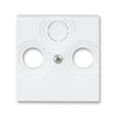 Накладка ABB Levit для розеток TV-R / TV-R-SAT белый (5011H-A00300 03) - артикул 5011H-A00300 03