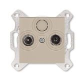 Розетка TV-R ABB Levit оконечная кофе макиато (5011H-A03503 18W) - артикул 5011H-A03503 18W