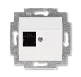 Розетка информационная ABB Levit RJ45 категория 5e и заглушка жемчуг (5014H-A51017 68W) - артикул 5014H-A51017 68W