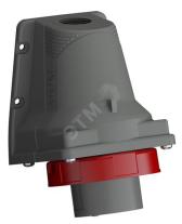 Вилка для монтажа на поверхность Easy&Safe 332EBS6W 32A 3P+E IP67 3ч (332EBS3W) - артикул 332EBS3W