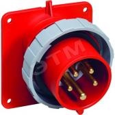 Вилка панельная прямая 32A, 3P+E, IP67 - ABB, артикул 2CMA166646R1000