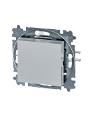 ABB Levit Серый / белый Выключатель 1-кл. | 3559H-A01445 16W | 2CHH590145A6016 | ABB - артикул 2CHH590145A6016