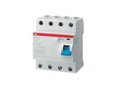 Выключатель дифференциальный (УЗО) F204 4п 40А 30мА тип AC | 2CSF204001R1400 | ABB - артикул 2CSF204001R1400