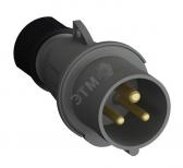Вилка каб 32А 2P+E,IP44,12ч Easy&Safe - артикул 2CMA101978R1000