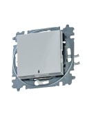 ABB Levit Серый / белый Выключатель 1-кл. с подсветкой | 3559H-A01446 16W | 2CHH590146A6016 | ABB - артикул 2CHH590146A6016