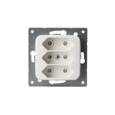Розетка 3я, без заземл. 2,5А 250В | 2TKA000974G1 | ABB - артикул 2TKA000974G1