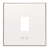 Накладка 1хUSB ЗУ,SKY,ал.бел. | 2CLA858520A1101 | ABB - артикул 2CLA858520A1101