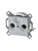 ABB Levit Серый Розетка TV-R оконечная | 5011H-A03503 16W | 2CHH083503A6016 | ABB - артикул 2CHH083503A6016